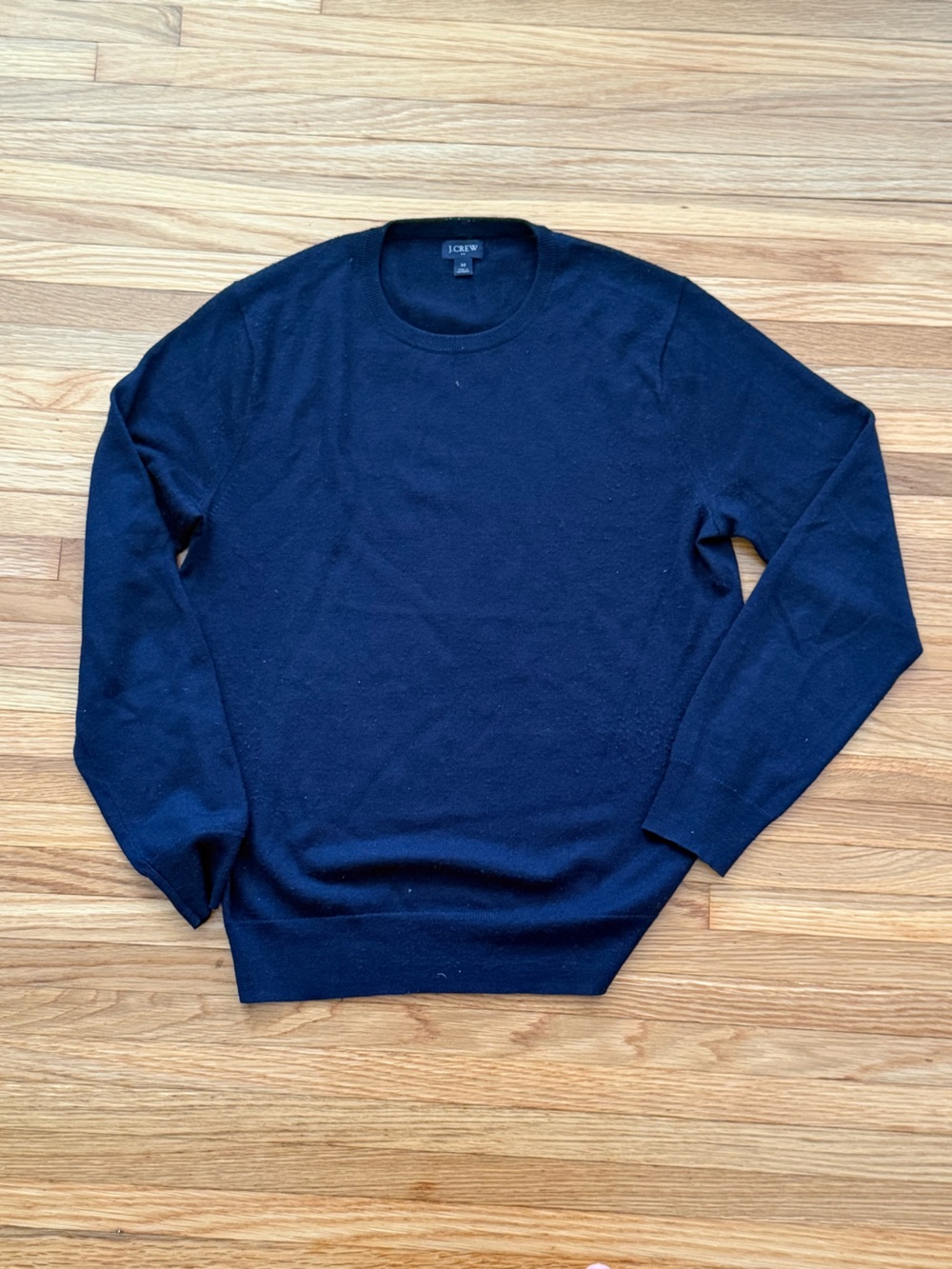 J. Crew Men's Navy Crewneck Pullover